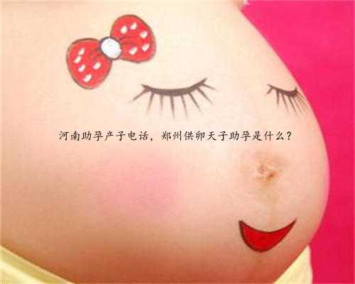 河南助孕产子电话，郑州供卵天子助孕是什么？