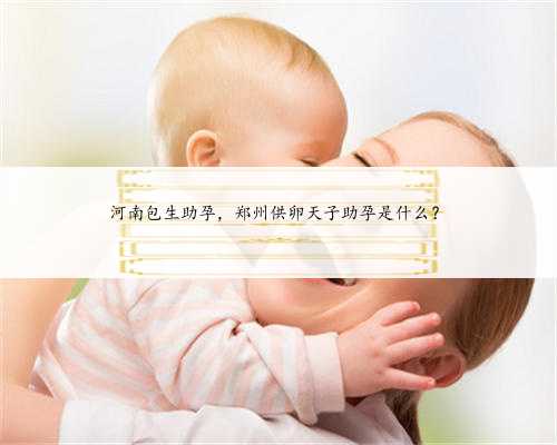 河南包生助孕，郑州供卵天子助孕是什么？