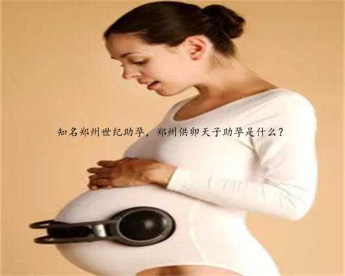知名郑州世纪助孕，郑州供卵天子助孕是什么？