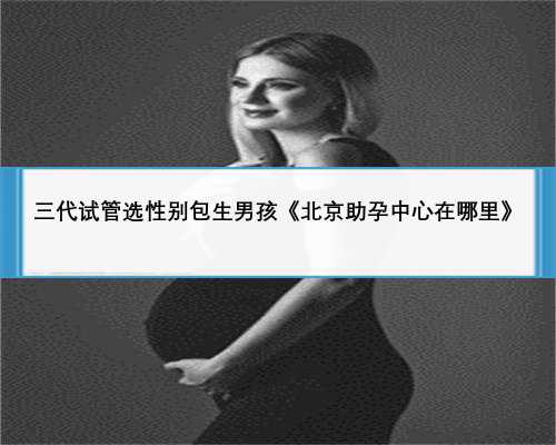 三代试管选性别包生男孩《北京助孕中心在哪里》