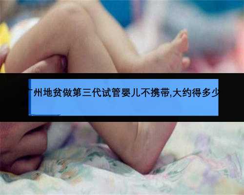 广州地贫做第三代试管婴儿不携带,大约得多少